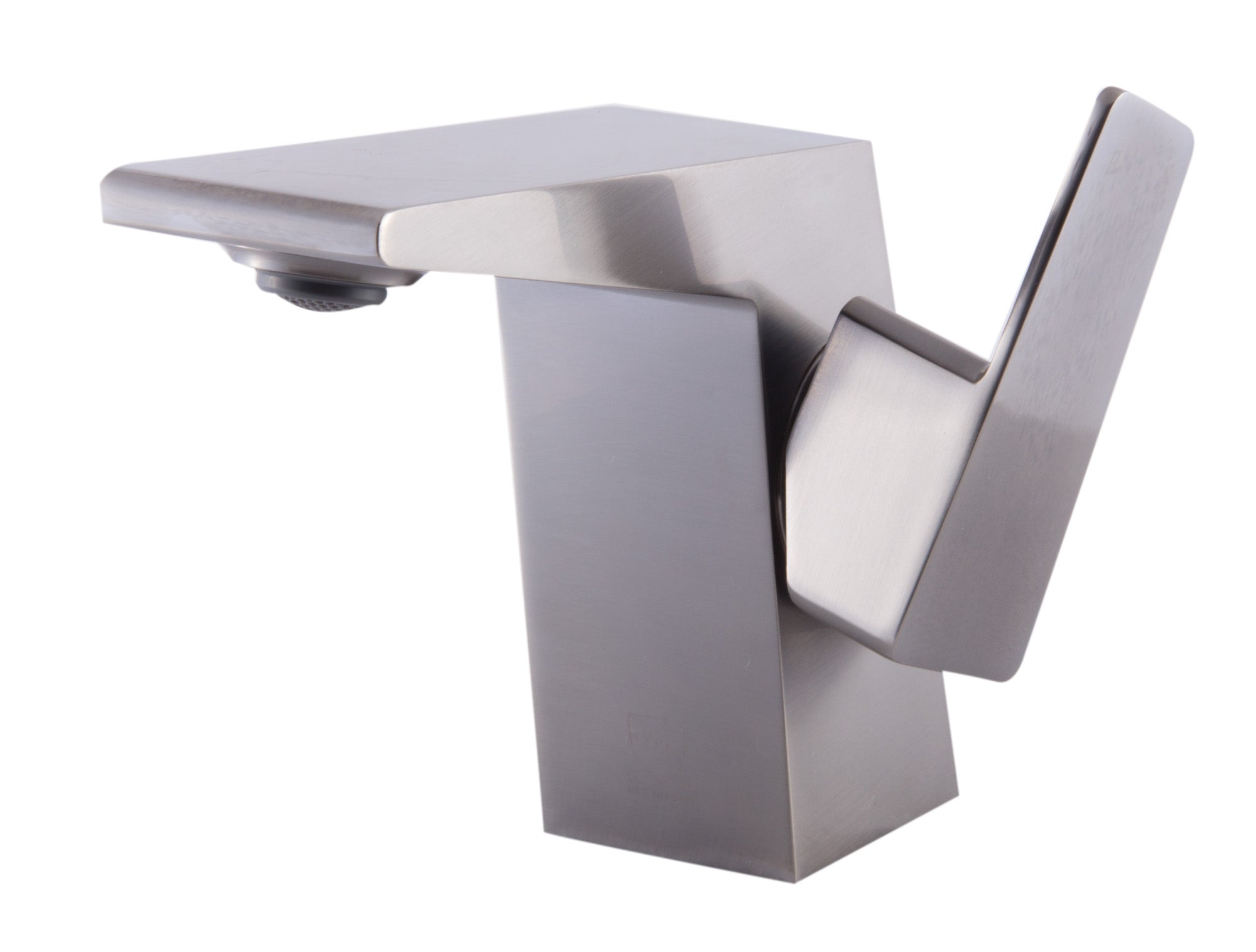 ALFI Brushed Nickel Modern Single Hole Bathroom Faucet, AB1470-BN