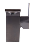 ALFI Brushed Nickel Modern Single Hole Bathroom Faucet, AB1470-BN