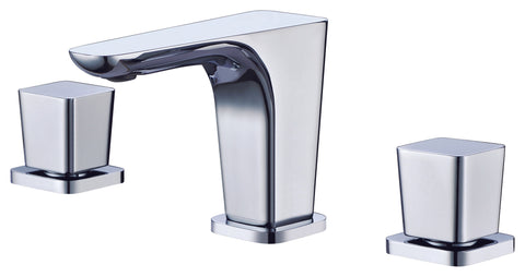 ALFI Polished Chrome Widespread Modern Bathroom Faucet, AB1782-PC