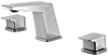 ALFI Brushed Nickel Modern Widespread Bathroom Faucet, AB1471-BN
