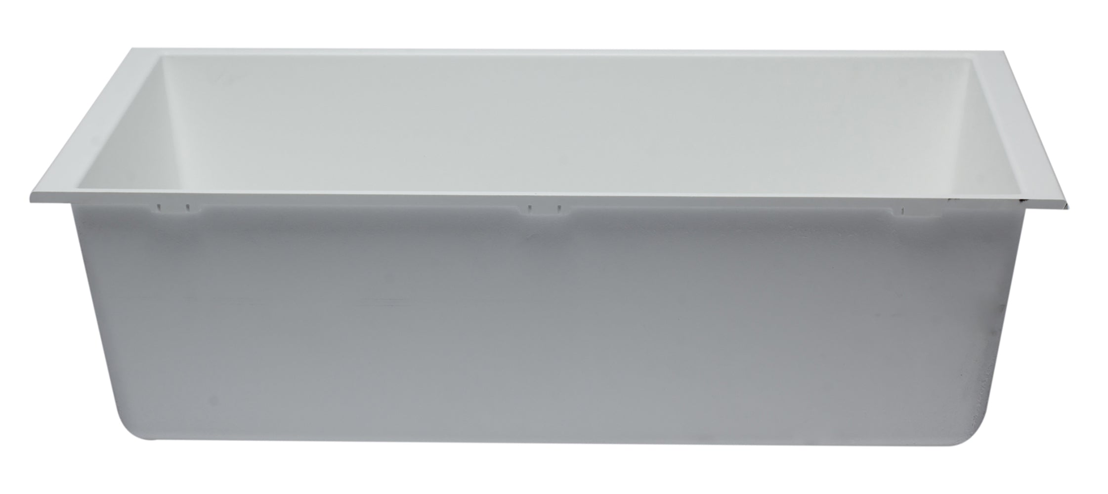 ALFI White 33" Single Bowl Undermount Granite Composite Kitchen Sink, AB3322UM-W