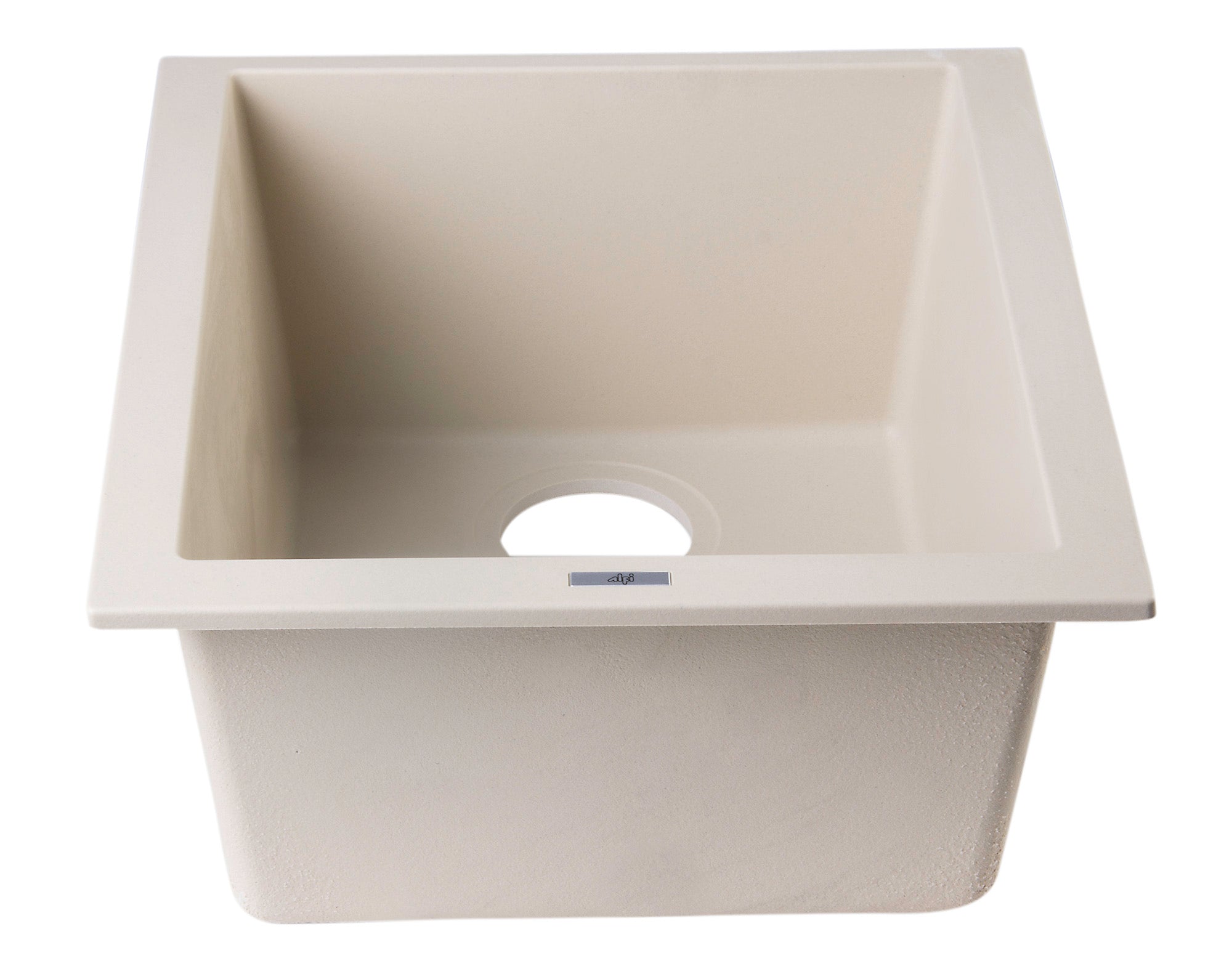 Alternate Image for ALFI Biscuit 17" Undermount Rectangular Granite Composite Kitchen Prep Sink, AB1720UM-B
