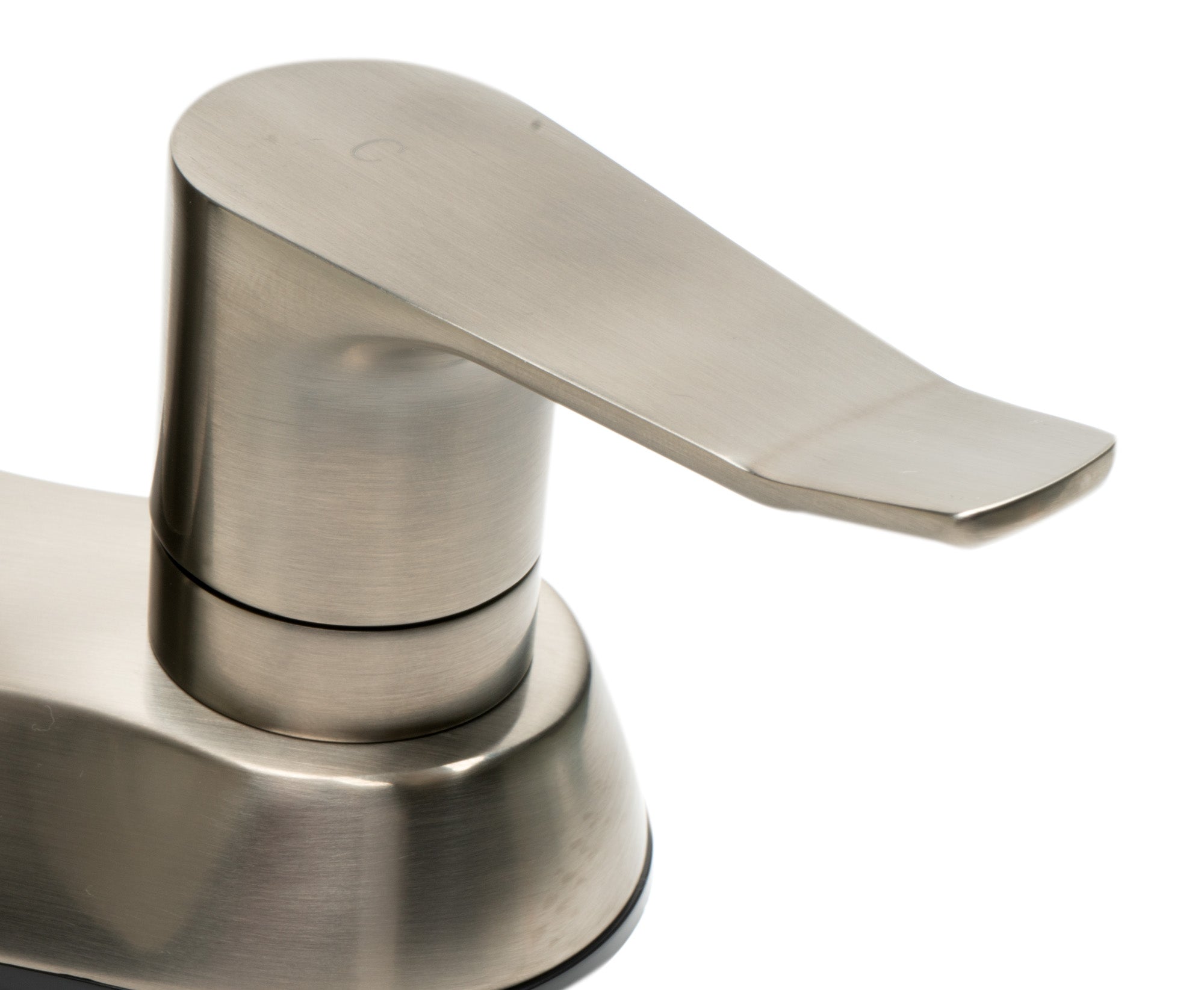 ALFI brand AB1493-BN Brushed Nickel Two-Handle 4'' Centerset Bathroom Faucet - The Sink Boutique