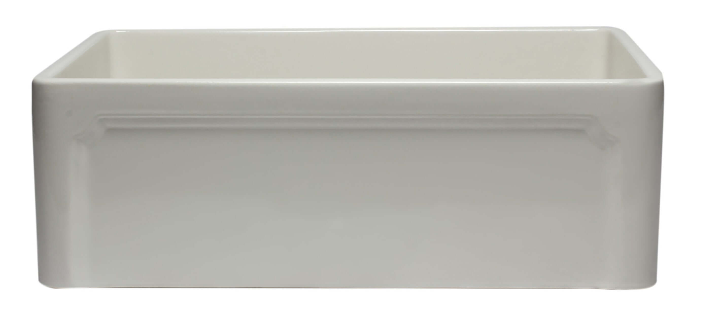 ALFI 30" Single Bowl Fireclay Farmhouse Apron Sink, Biscuit, AB3020SB-B - The Sink Boutique