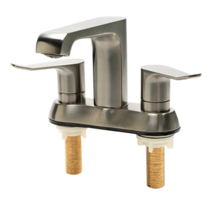 Alternate Image for ALFI brand AB1493-BN Brushed Nickel Two-Handle 4'' Centerset Bathroom Faucet