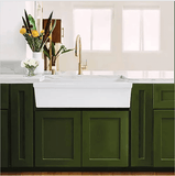 Nantucket Sinks Cape 36" Fireclay Farmhouse Sink, White, Yarmouth-36W - The Sink Boutique