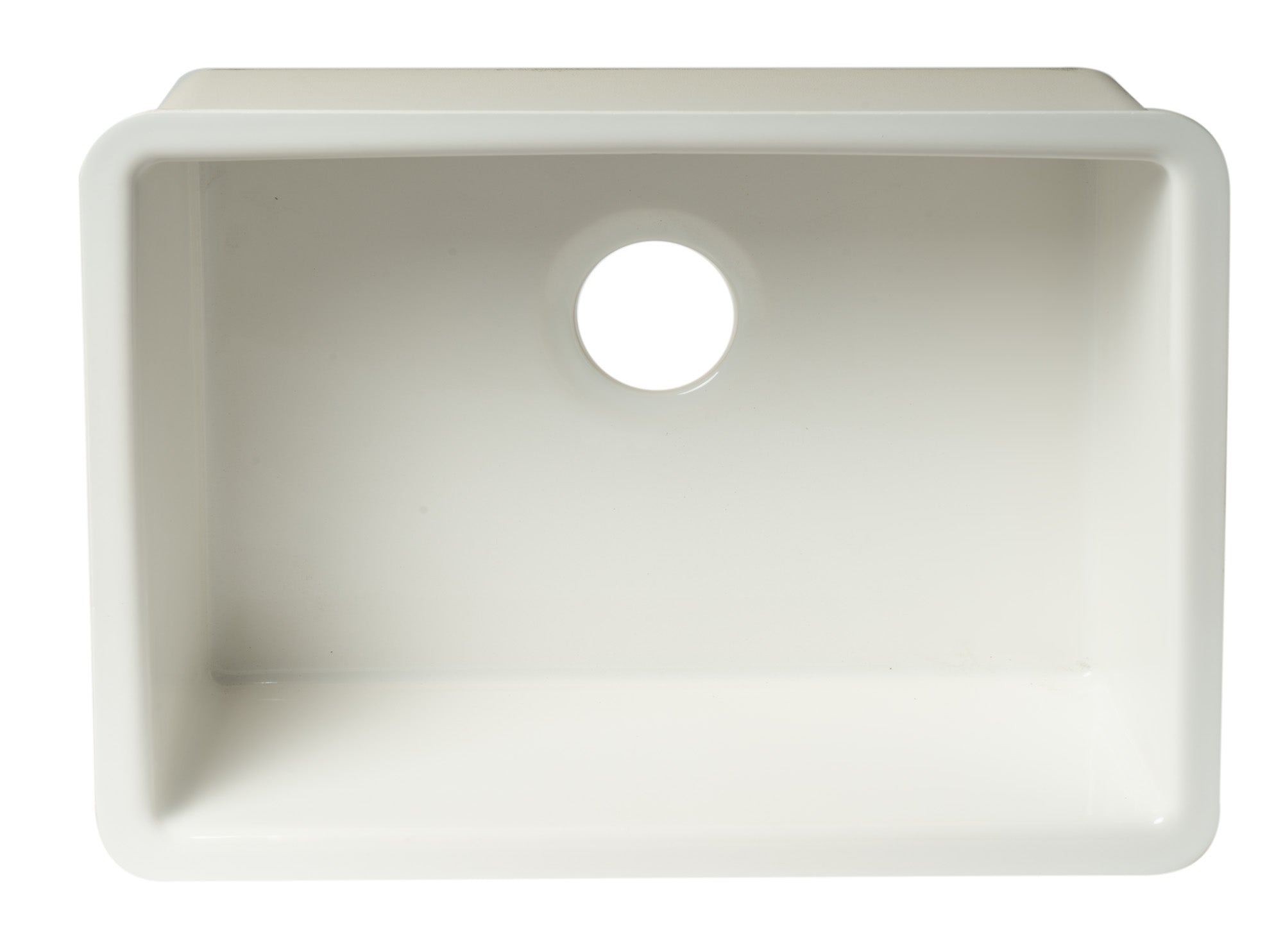 ALFI brand AB2317 23" White Fireclay Undermount Kitchen Sink - The Sink Boutique