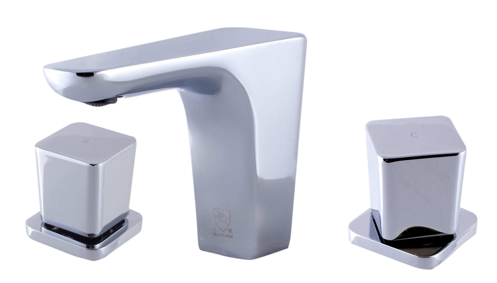 ALFI Polished Chrome Widespread Modern Bathroom Faucet, AB1782-PC - The Sink Boutique