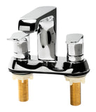 ALFI brand AB1493-PC Polished Chrome Two-Handle 4'' Centerset Bathroom Faucet - The Sink Boutique