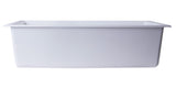 ALFI White 30" Undermount Single Bowl Granite Composite Kitchen Sink, AB3020UM-W