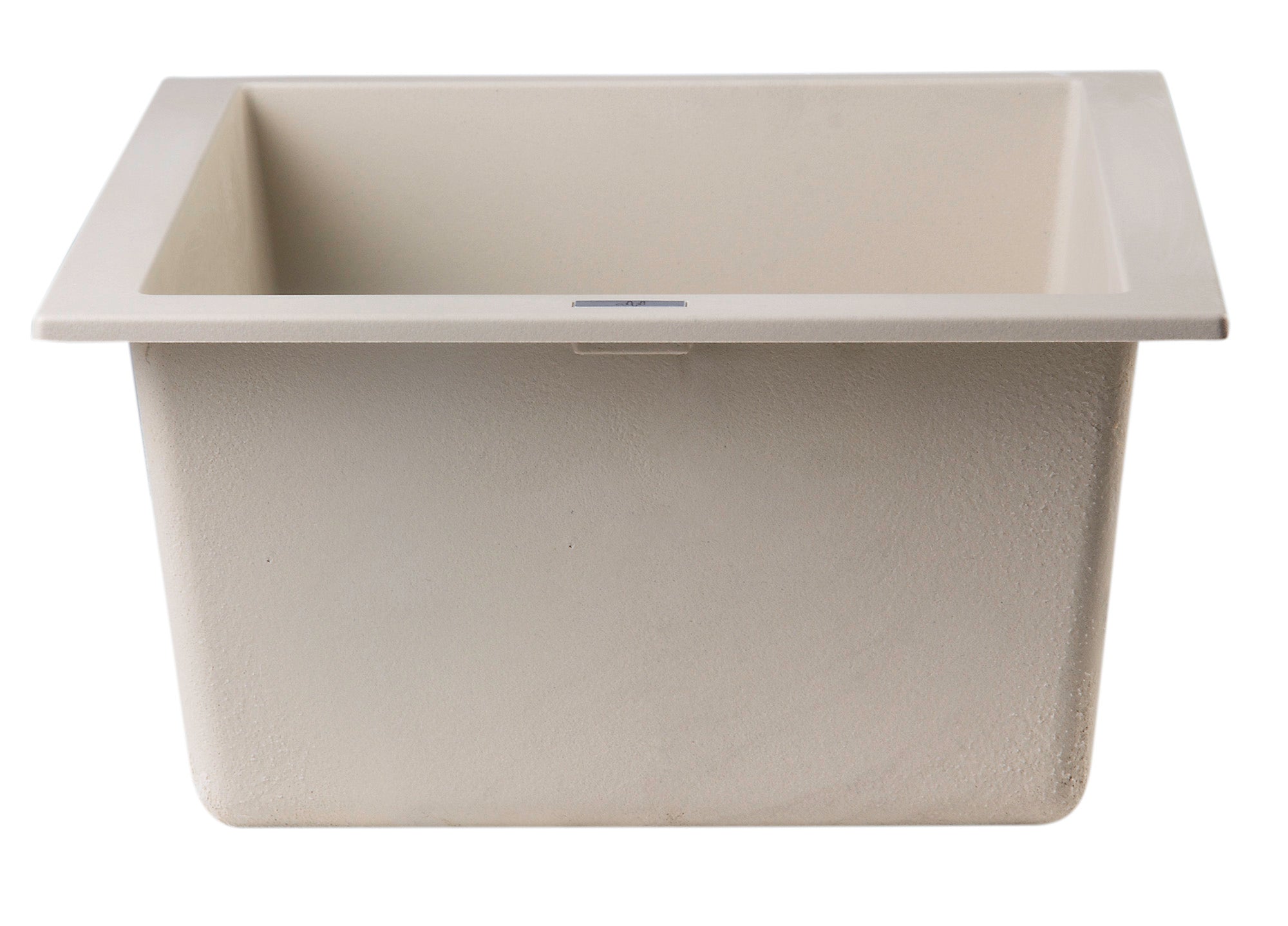 Alternate Image for ALFI Biscuit 17" Undermount Rectangular Granite Composite Kitchen Prep Sink, AB1720UM-B